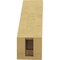 Ekena Millwork 3-inch W x 8-inch D x 8-inch H Imperial Rough Cedar Woodgrain TimberThane Knee Brace, Primed BRCUR03X08X08IMPRCPR - alternate 4